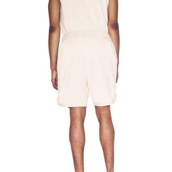 NEW American Apparel Men's French Terry Basketball Short Faded Crème Size XL - Picture 3 of 4
